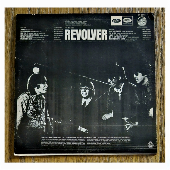 THE BEATLES🇬🇧Revolver•Capitol Records (#ST 2576)•Winchester Pressing - Picture 5 of 8